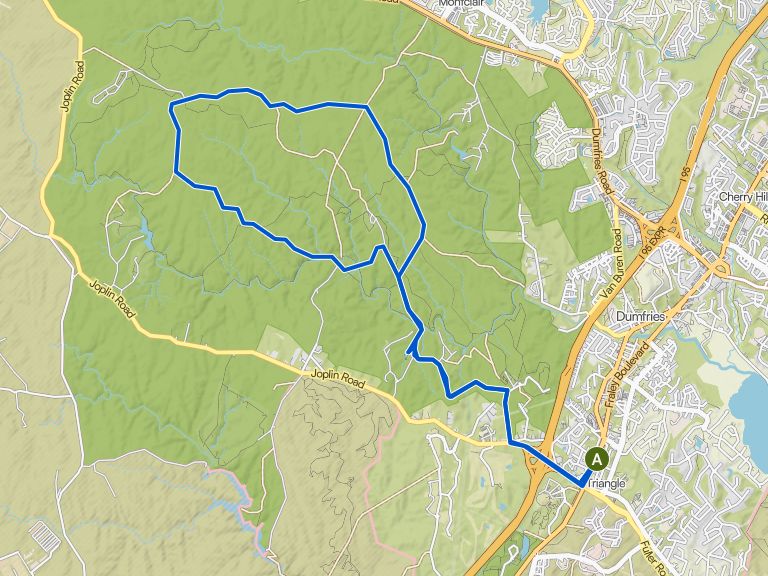 Prince William Forest Park loop via Scenic Drive | road ride | Komoot